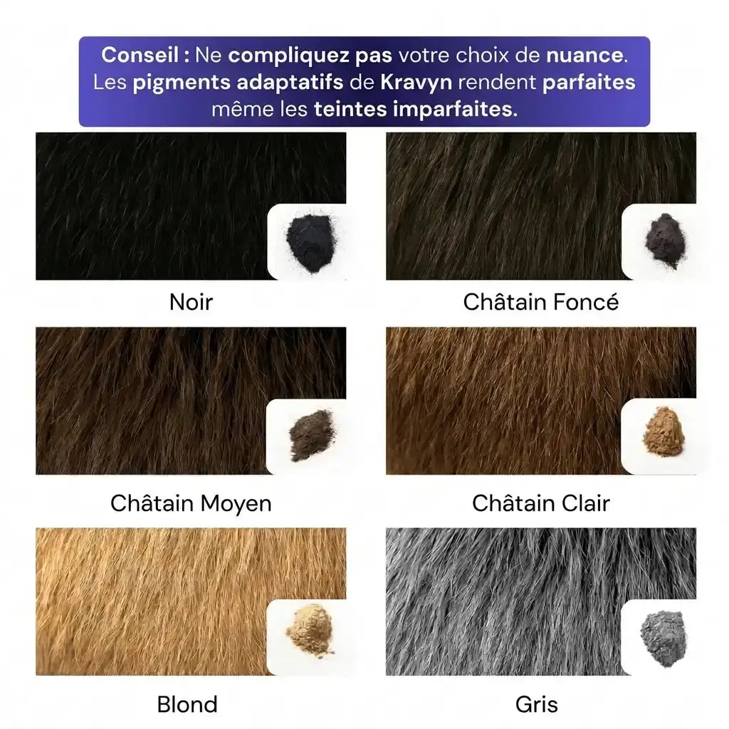 Kravyn Hair poudre densifiant
